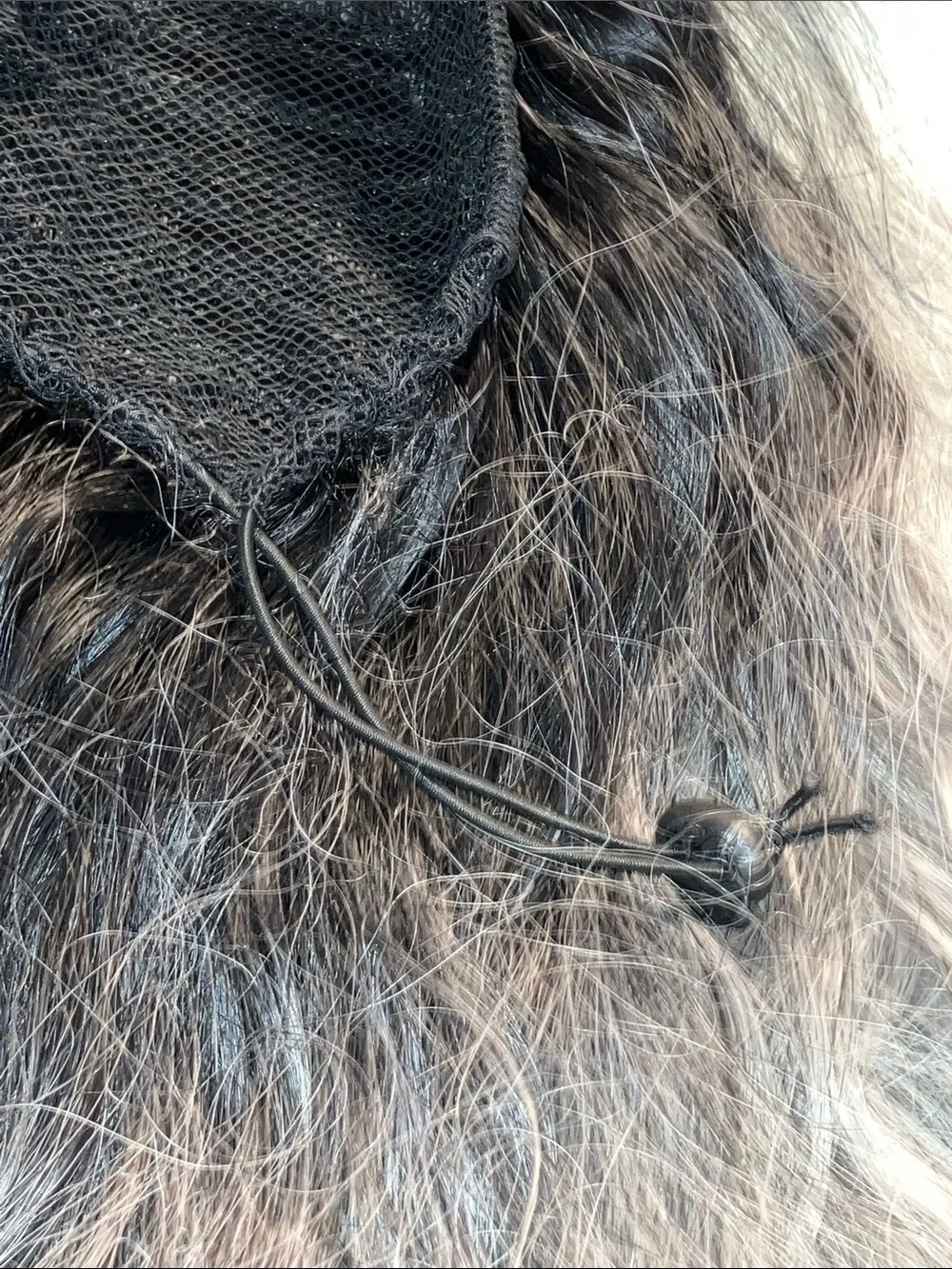 Wavy Clip-In Hair Extension in Silver Ash Blonde